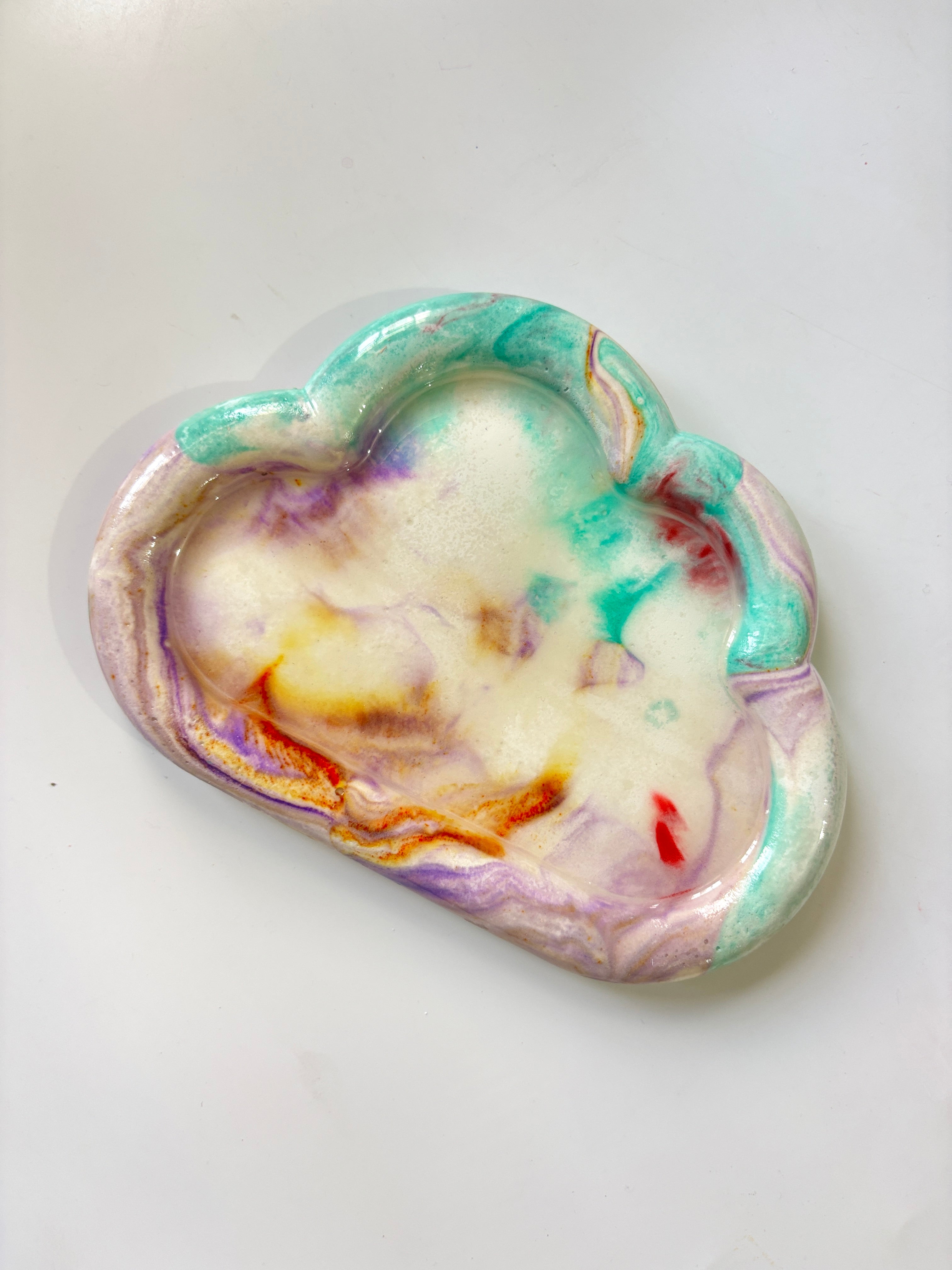 Marble Cloud Tray