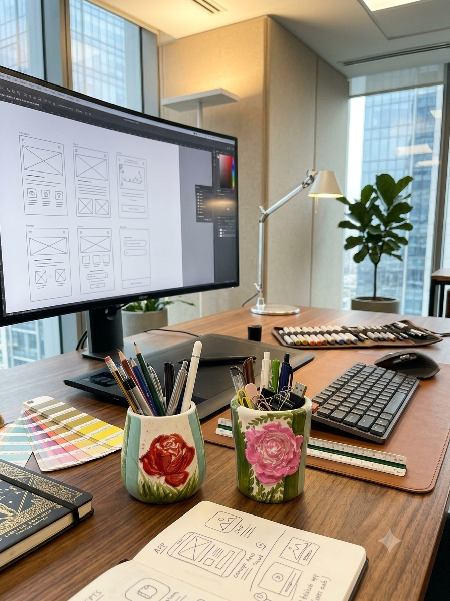 3D Flower Planter/Pen Stand