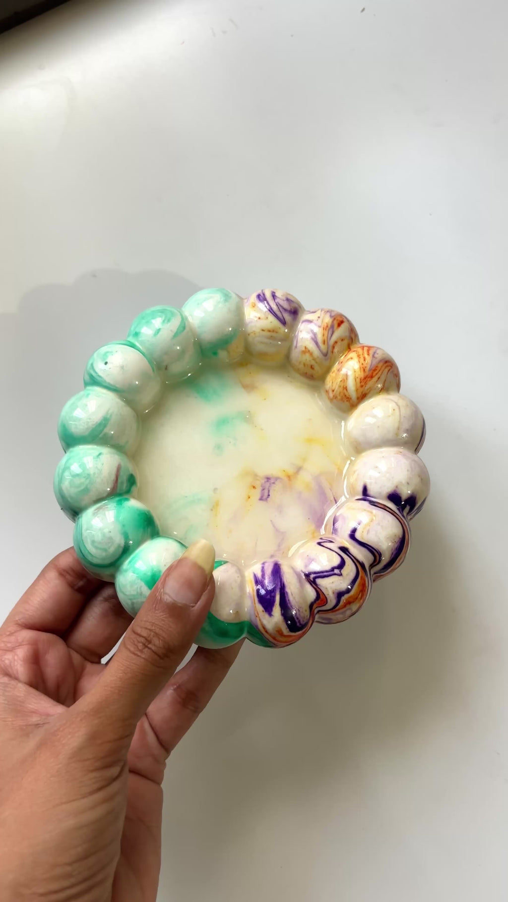 Marble Bubble Tray