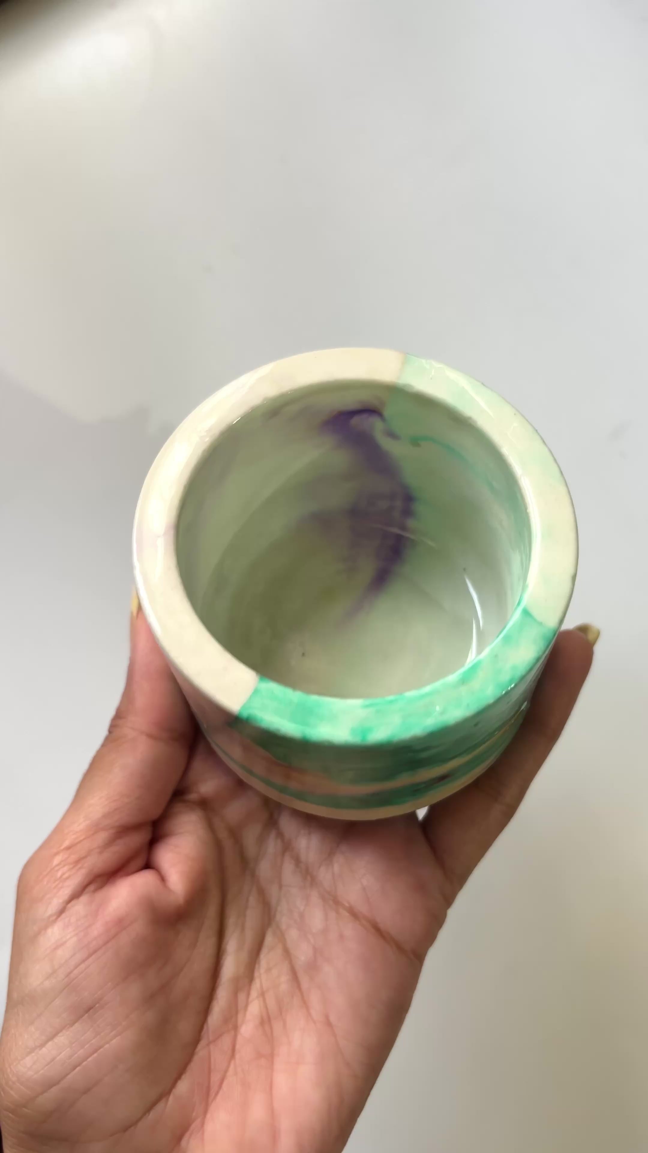 Marble Pattern Planter