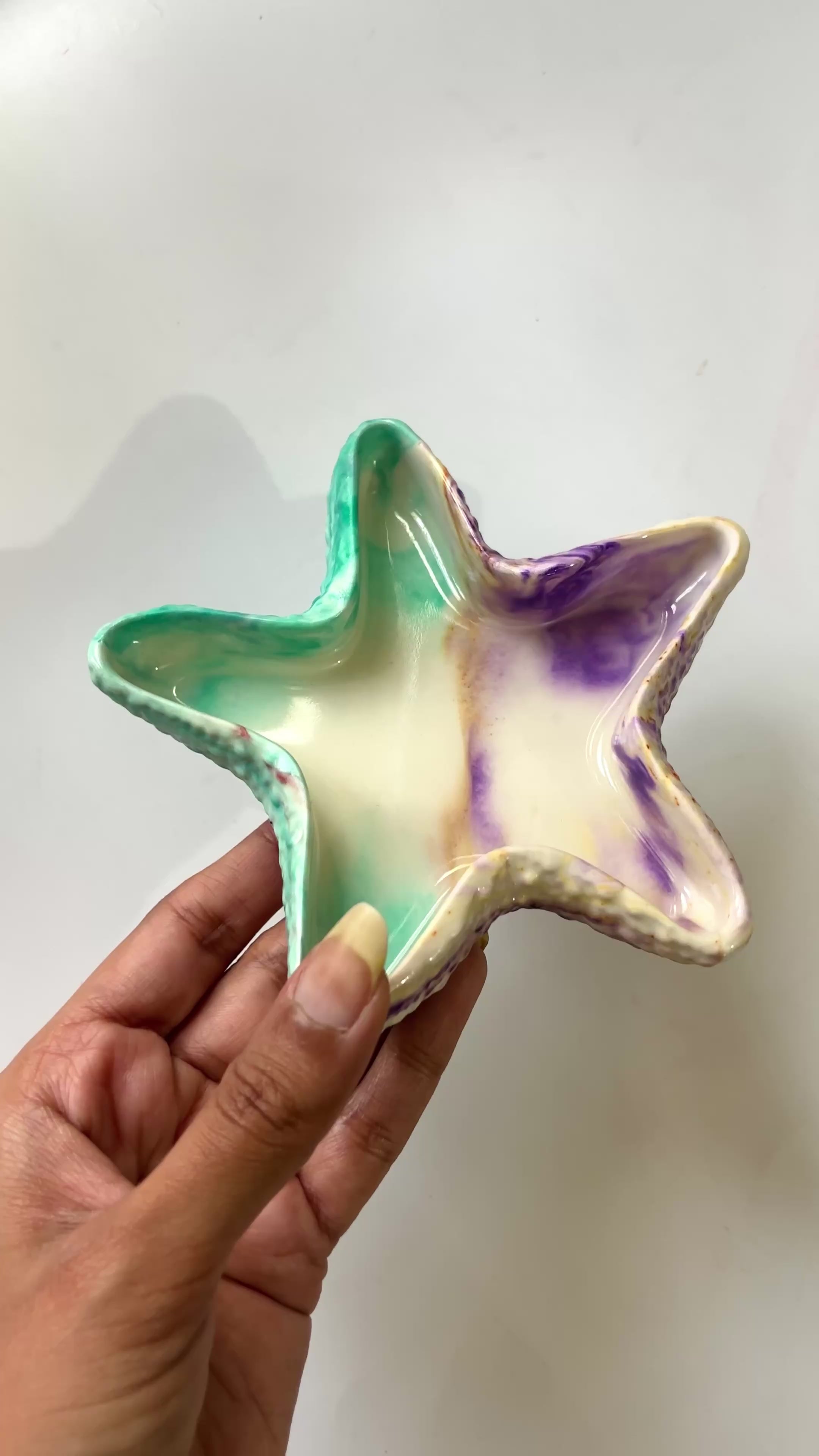 Marble Starfish Tray